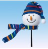 Tenna Tops Snowman Antenna Topper (Blue) / Cute Dashboard Accessory 
